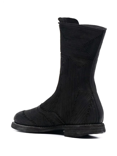 Shop Guidi 310 Women Wz_rc Woven Front Zip Army Boot In Woven Black