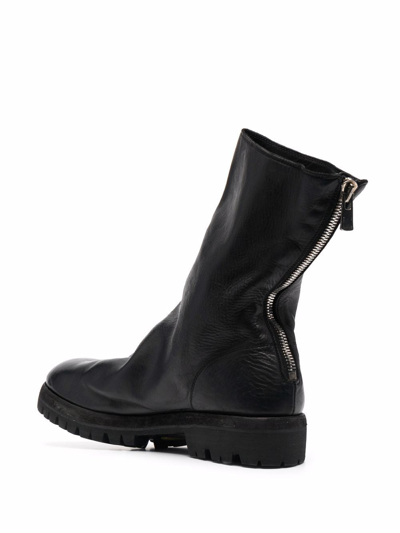 Shop Guidi Men 788v Horse Leather Back Zip Boot In Black
