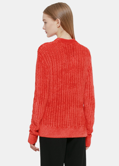 Shop Idism Red Knit Sweater