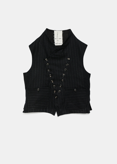 Black & Grey Cx Db Waistcoat