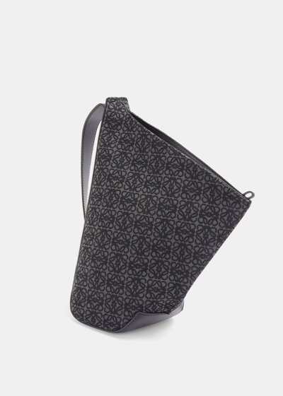 Shop Loewe Anthracite & Black Anton Sling