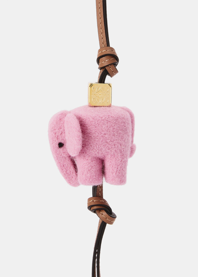 Shop Loewe Candy Elephant Felt Charm