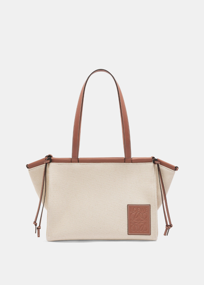 Shop Loewe Light Oat Small Cushion Tote