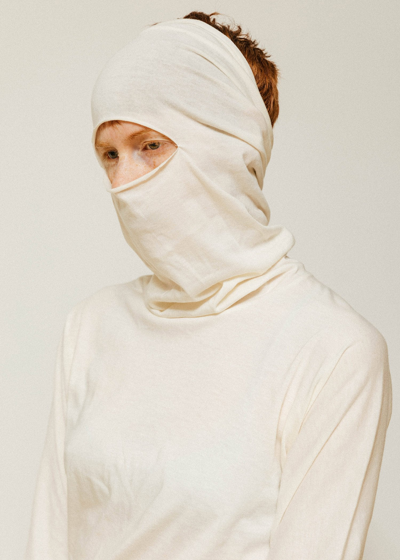 Shop M.a+ Long Ninja T-shirt In White