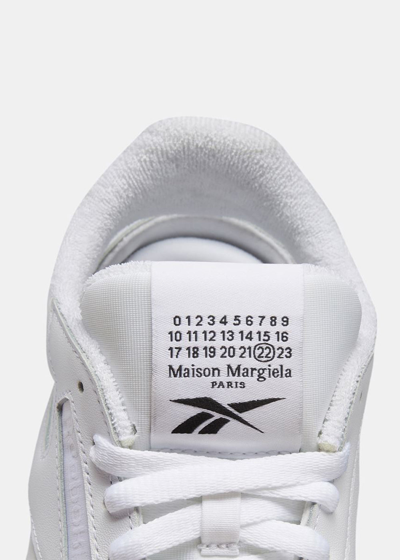 Shop Maison Margiela White Reebok Edition Tabi Sneakers