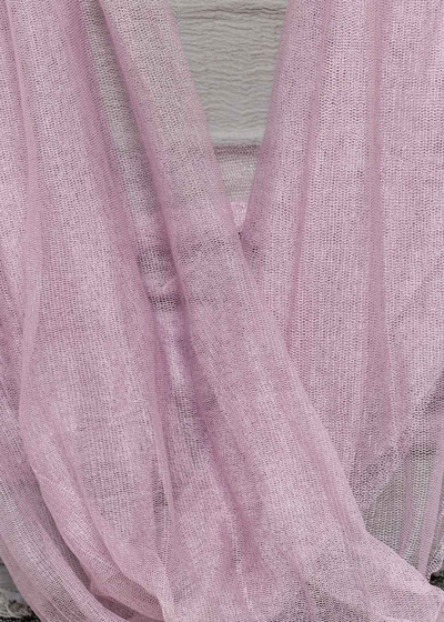 Shop Marc Le Bihan Violet Silk Tulle T-shirt In Fr 36