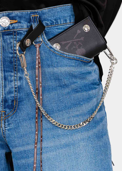 Shop Mastermind Japan Mastermind World Black Chained Wallet