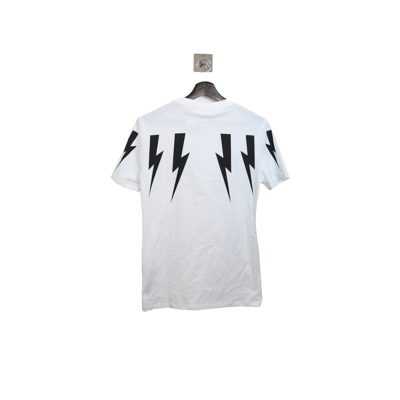 Neil Barrett Multiple Lightning T-shirt White In Xxl