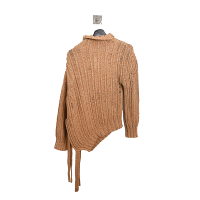 Sies Marjan Nancy Cashmere L/s Turtleneck Sweater Apricot Melange In Xxl