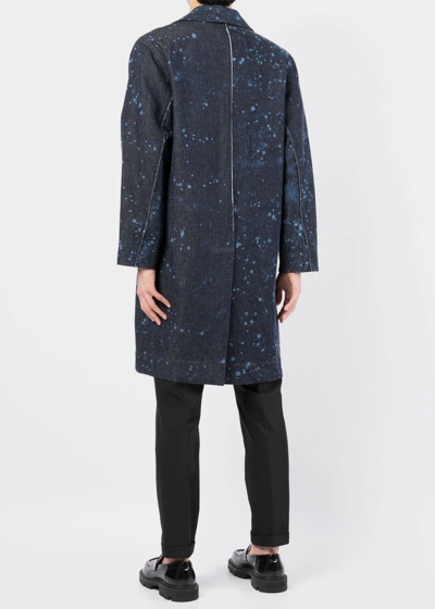 Shop Song For The Mute Indigo Coach Coat