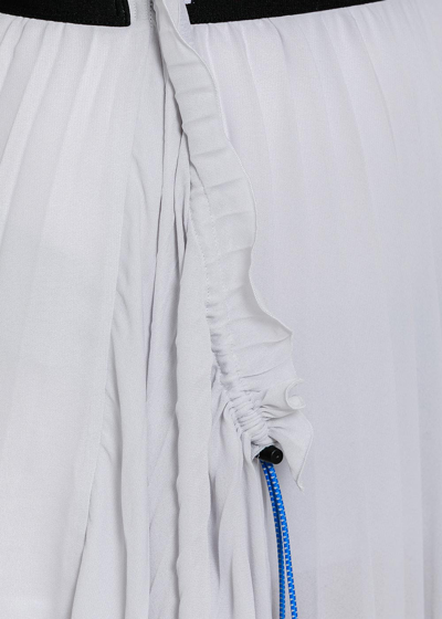 Shop Ben Taverniti Unravel Project Unravel Project Grey Asymmetric Pleated Skirt