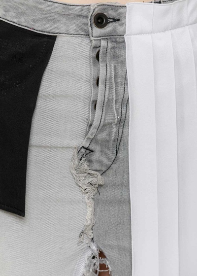 Shop Ben Taverniti Unravel Project Unravel Project Grey Half Pleated Skirt