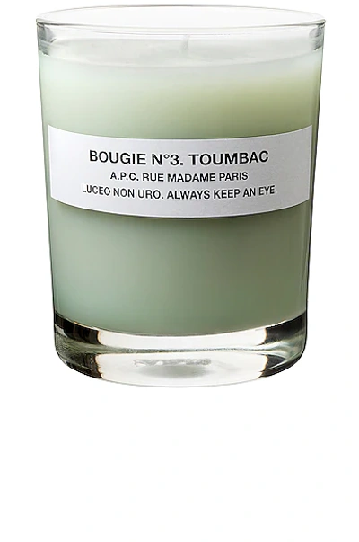 Shop A.p.c. Bougie Parfume Candle Toumbac In N,a
