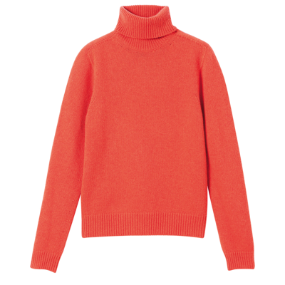 Longchamp Turtleneck Sweater Fall-winter 2022 Collection In Orange |  ModeSens