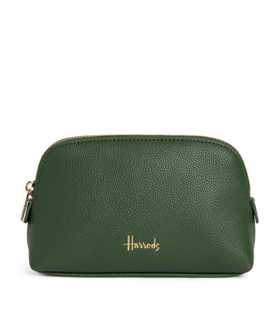 Shop Harrods Oxford Cosmetic Bag In Green