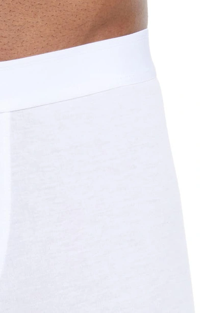 Shop Sunspel Sea Island Cotton Boxer Briefs In White