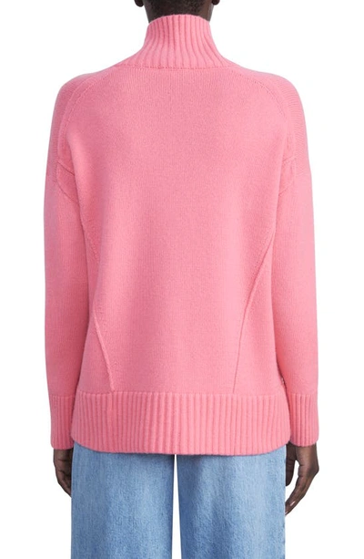 Shop Lafayette 148 Kindcashmere Turtleneck Sweater In Primrose