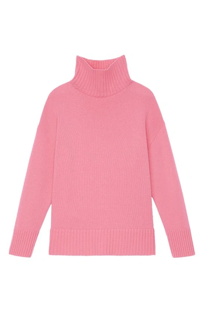 Shop Lafayette 148 Kindcashmere Turtleneck Sweater In Primrose