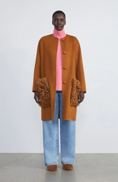 Lafayette 148 Kindcashmere Turtleneck Sweater In Primrose