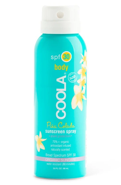 Shop Coolar Suncare Sport Sunscreen Spray Broad Spectrum Spf 30, 2 oz In Pina Colada