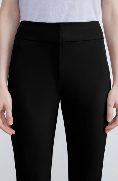 Shop Lafayette 148 Greenwich Acclaimed Stretch Pants In Black