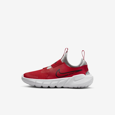Shop Nike Flex Runner 2 Little Kids' Shoes In University Red,light Smoke Grey,photo Blue,black