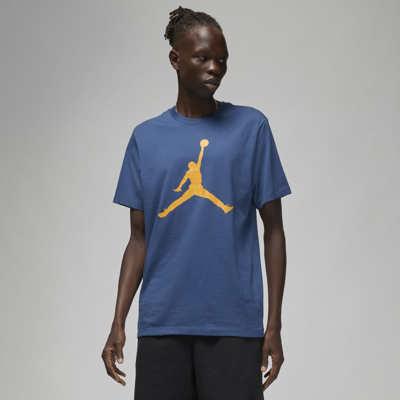 Shop Jordan Jumpman Men's T-shirt In French Blue,taxi