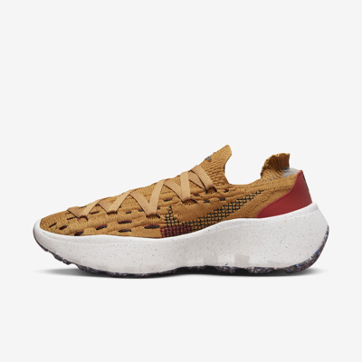 Shop Nike Women's Space Hippie 04 Shoes In Brown