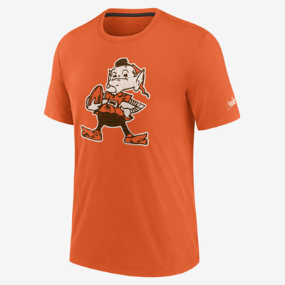 Shop Nike Men's Rewind Playback Logo (nfl Cleveland Browns) T-shirt In Orange