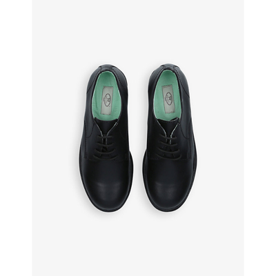 Papouelli Sam Round-toe Leather Shoes 6-8 Years In Black