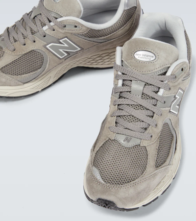 Shop New Balance 2002r Suede Sneakers In Marblehead/light Aluminium