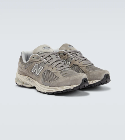 Shop New Balance 2002r Suede Sneakers In Marblehead/light Aluminium