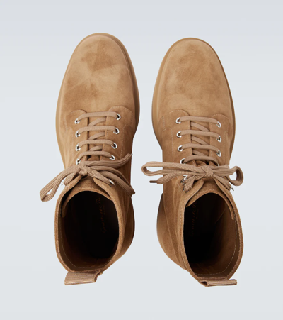 Gianvito Rossi Richard Suede Desert Boots In Camel
