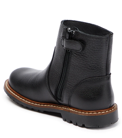 Shop Bonpoint Leather Ankle Boots In Noir