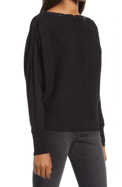 Shop Allsaints Elle Sweater In Black