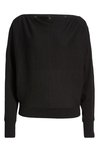 Shop Allsaints Elle Sweater In Black