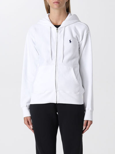 Shop Polo Ralph Lauren Sweatshirt  Woman In White