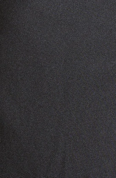 Shop Saint Laurent One-shoulder Cutout Jersey Gown In Noir