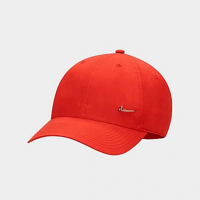 Nike Kids' Sportswear Heritage H86 Metal Swoosh Adjustable Back Hat In  Cinnabar/metallic Gold | ModeSens