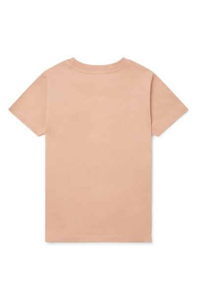 Boardies Kids' Dinosaur Cotton Graphic Tee In Orange