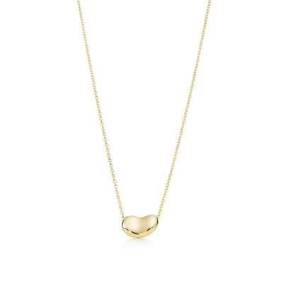 Shop Tiffany & Co Elsa Peretti® Bean® Design Pendant In Gold
