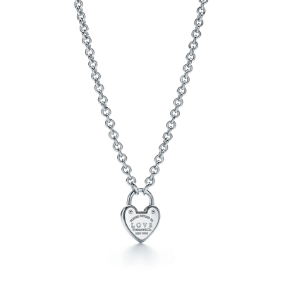 Shop Tiffany & Co Return To Tiffany® Love Lock Necklace In Silver