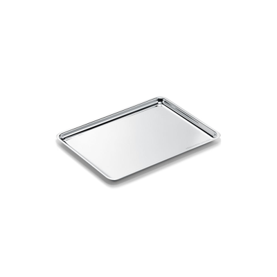 Shop Tiffany & Co Rectangular Tray In Sterling Silver