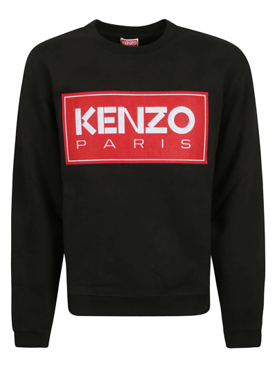 Shop Kenzo Paris Classic Sweatshirt In Black