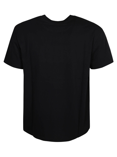 Shop Valentino Logo Print T-shirt In Black