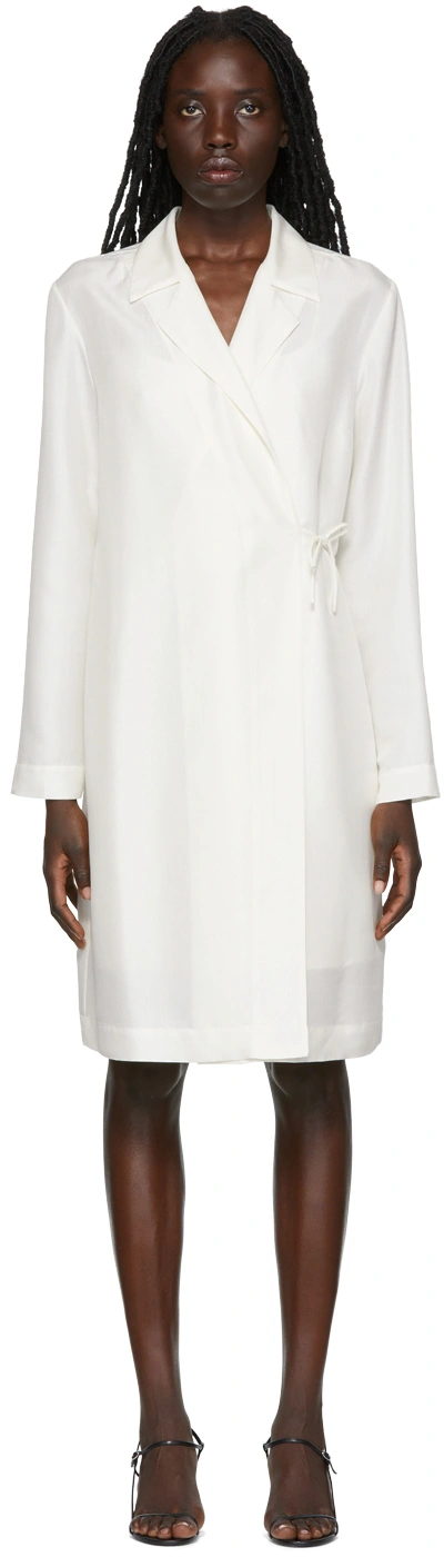 Shop The Row Ssense Exclusive White Pura Coat In Ivory