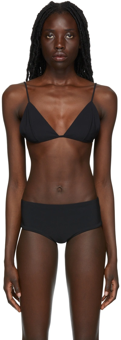 Shop The Row Ssense Exclusive Black Fotini Bikini Top