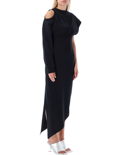 Shop A.w.a.k.e. Asymmetric Dress In Black