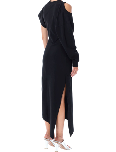 Shop A.w.a.k.e. Asymmetric Dress In Black