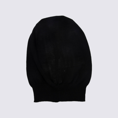 Shop Rick Owens Black Cashmere Hat